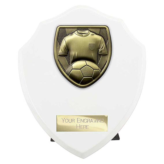Cobra White Football Shield 150mm