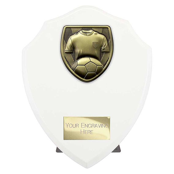 Cobra White Football Shield 175mm