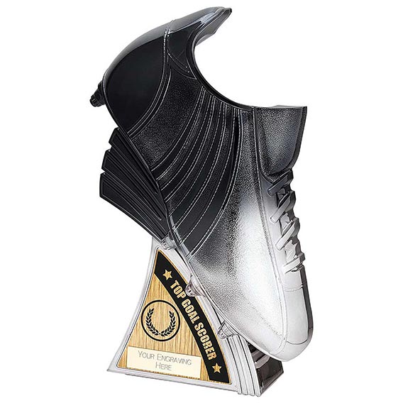 Power Boot Top Goal Scorer Black to Silver 250mm 