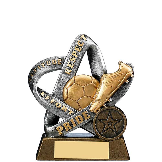 Infinity Boot and Ball Silver 10.5cm