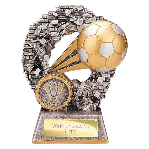 Blast Out Football Trophy 120mm