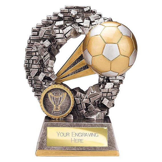 Blast Out Football Trophy 120mm