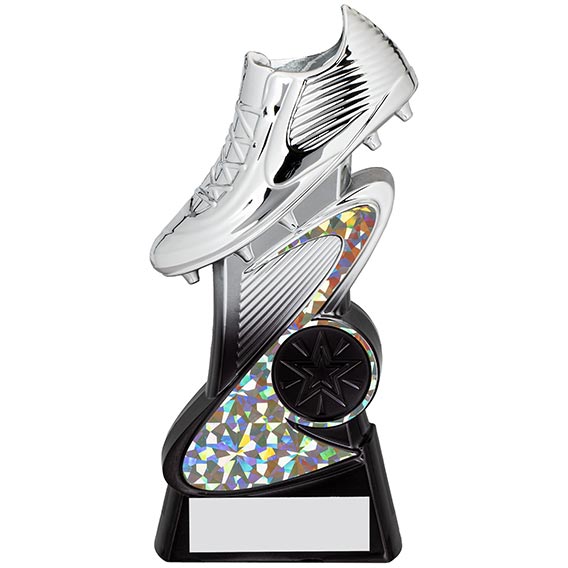 Metallic Silver Blitz Boot 155mm