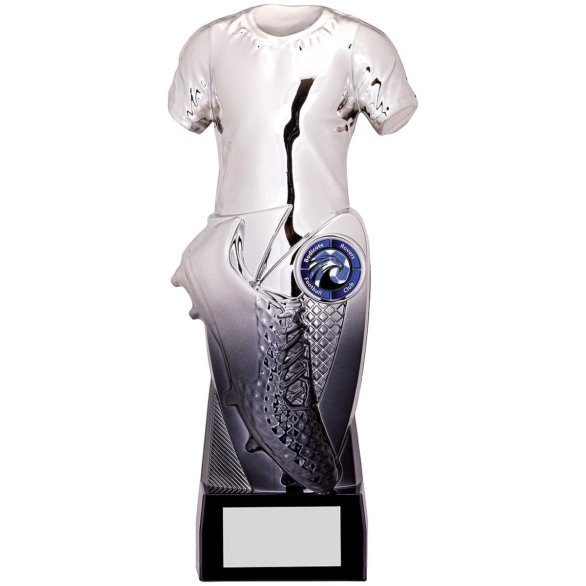 Metallic Silver Shirt Boot 245mm