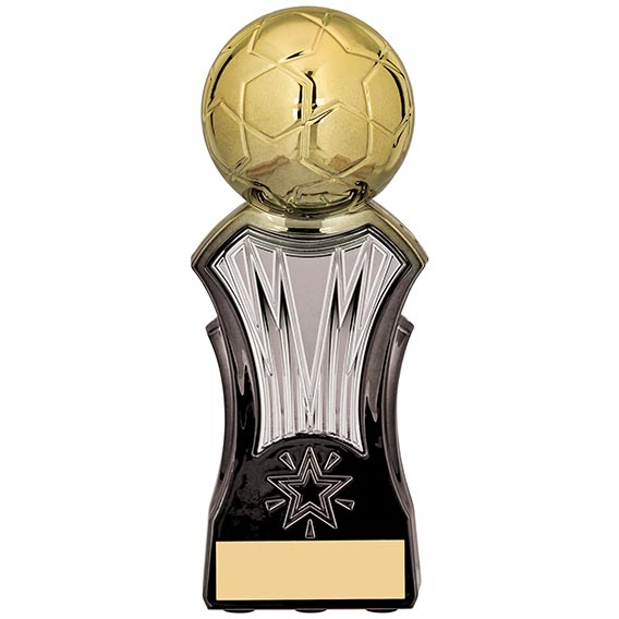 Strike Force Gold Silver Football Trophy 16cm