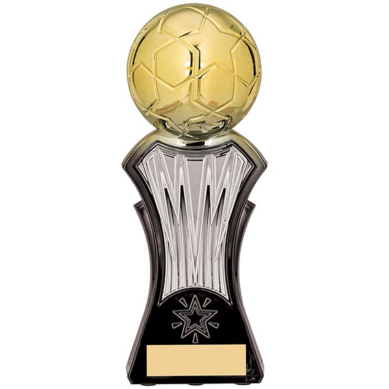 Strike Force Gold Silver Football Trophy 19cm
