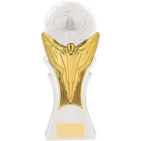 Victory Strike Gold White Trophy 25cm