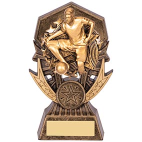 Gold Male Allstar Footballer Figure 145mm