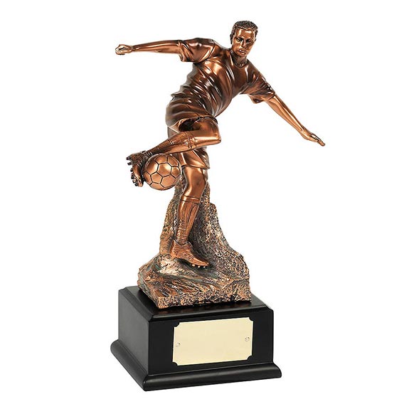 Bronze Football Figure Award 255mm