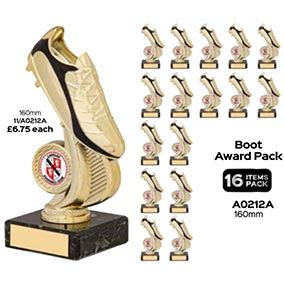 Gold Black Boot 160mm Team Pack