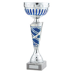 Charleston Cup Silver & Blue 305mm