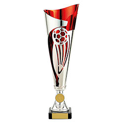 Red Champions Football Cup 325mm