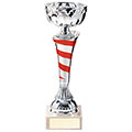 Eternity Cup Silver & Red 170mm