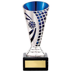 Blue Defender Football Cups 150mm