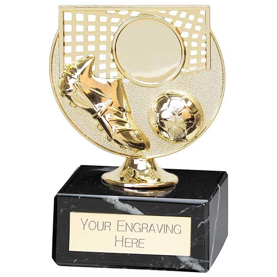Gold Clash Football Trophy 95mm