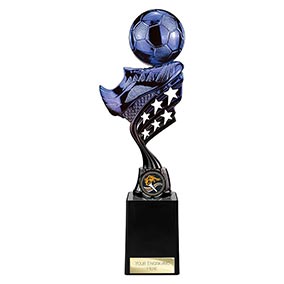 Blue Innov8 Football Trophy 275mm