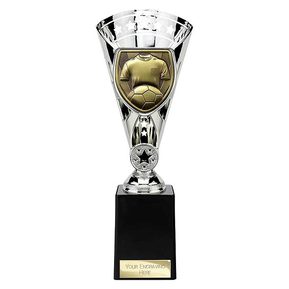 Silver Cobra Star Football Cup 255mm