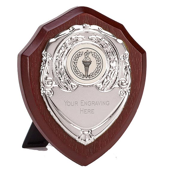 Rosewood Silver Triumph Silver Shield 125mm