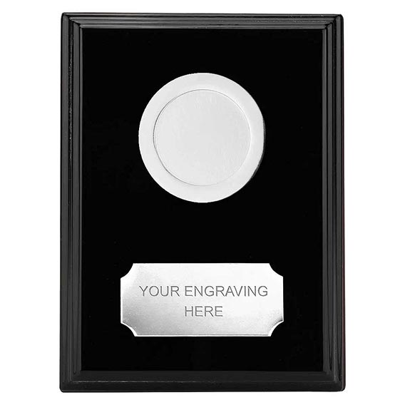 Rosewood Gold Prize Plaque 10cm