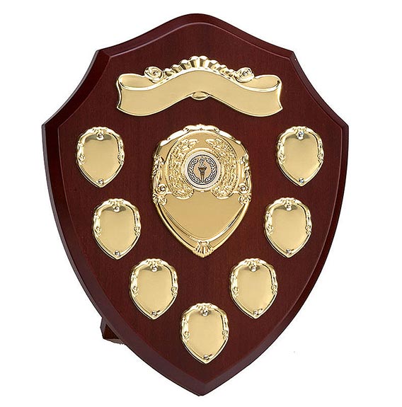Rosewood Gold Triumph Gold Annual Shield 255mm