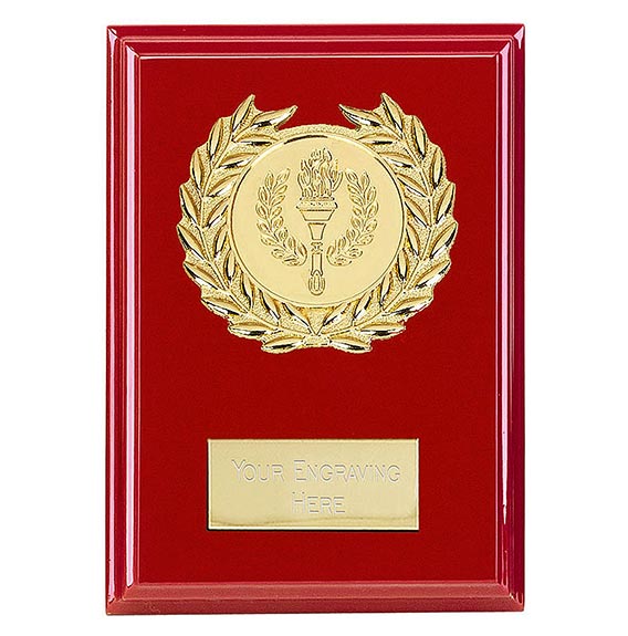 Bold Red Event Red Plaque 125mm