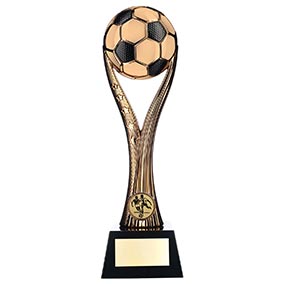 Bronze Nova Spire Football Trophy 26cm