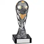 16.5cm Ball Trophy Silver/Gold 16.5cm Ball Trophy Silver/Gold