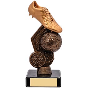 165mm Gold Hex Boot and Ball Award 