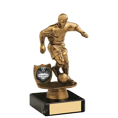 15cm Male Football Figure Gold