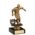 15cm Male Football Figure Gold