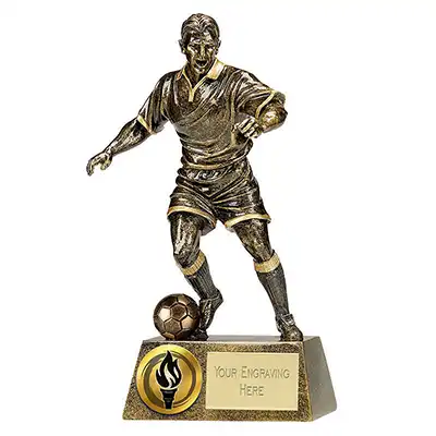 Antique Gold Pinnacle6 Football Male 15cm