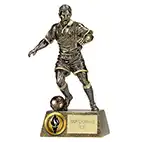 Antique Gold Pinnacle6 Football Male 15cm