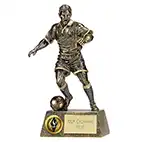 Antique Gold Pinnacle Football Male 185mm