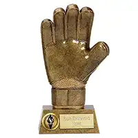 Antique Gold Pinnacle8 Goalie Glove  22cm