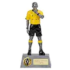 Black Yellow Pinnacle Referee 22cm *