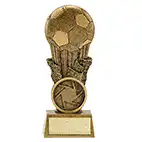 Antique Gold Football Focus Mini 10cm