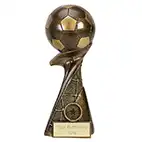 Antique Gold Curl Football 15cm