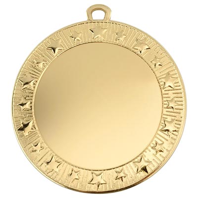 Gold Starburst Medal 70mm