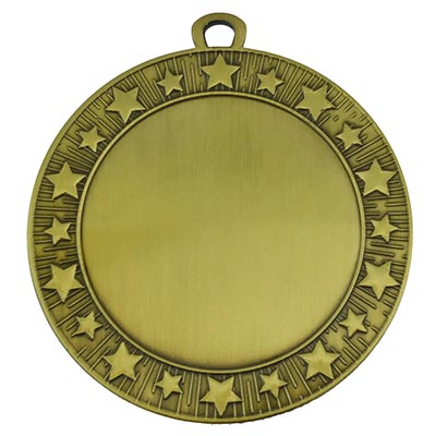 Bronze Starburst Medal 70mm