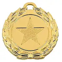 Gold MegaStar Medal 40mm *