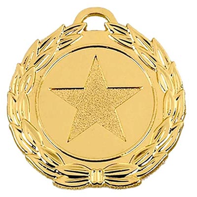 Gold MegaStar Medal 40mm *