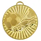 Gold Helix Football Boot & Ball 60mm