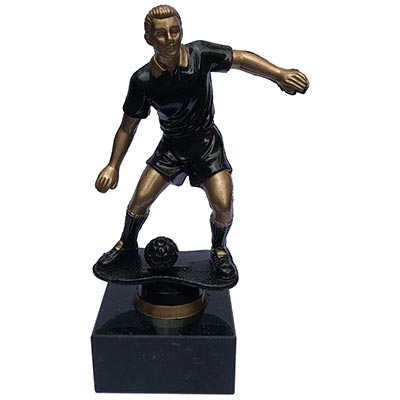 Black Gold Football Figure 17cm