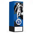 Blue Geo Female Footballer Trophy 17cm Blue Geo Female Footballer Trophy 17cm
