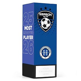 Blue Geo Icon Most Improved Player