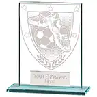 Millenium Boot Ball Glass Award 110mm Millenium Boot Ball Glass Award 110mm