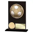 Ikon Hero Black Glass Award 125mm