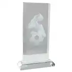 Motivation Boot & Ball Crystal Award 185mm