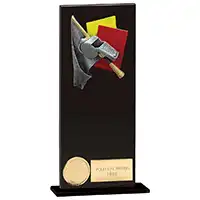 Hero Referee Black Glass Award 200mm