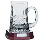 Lindisfarne St Bernica Crystal Tankard 130mm